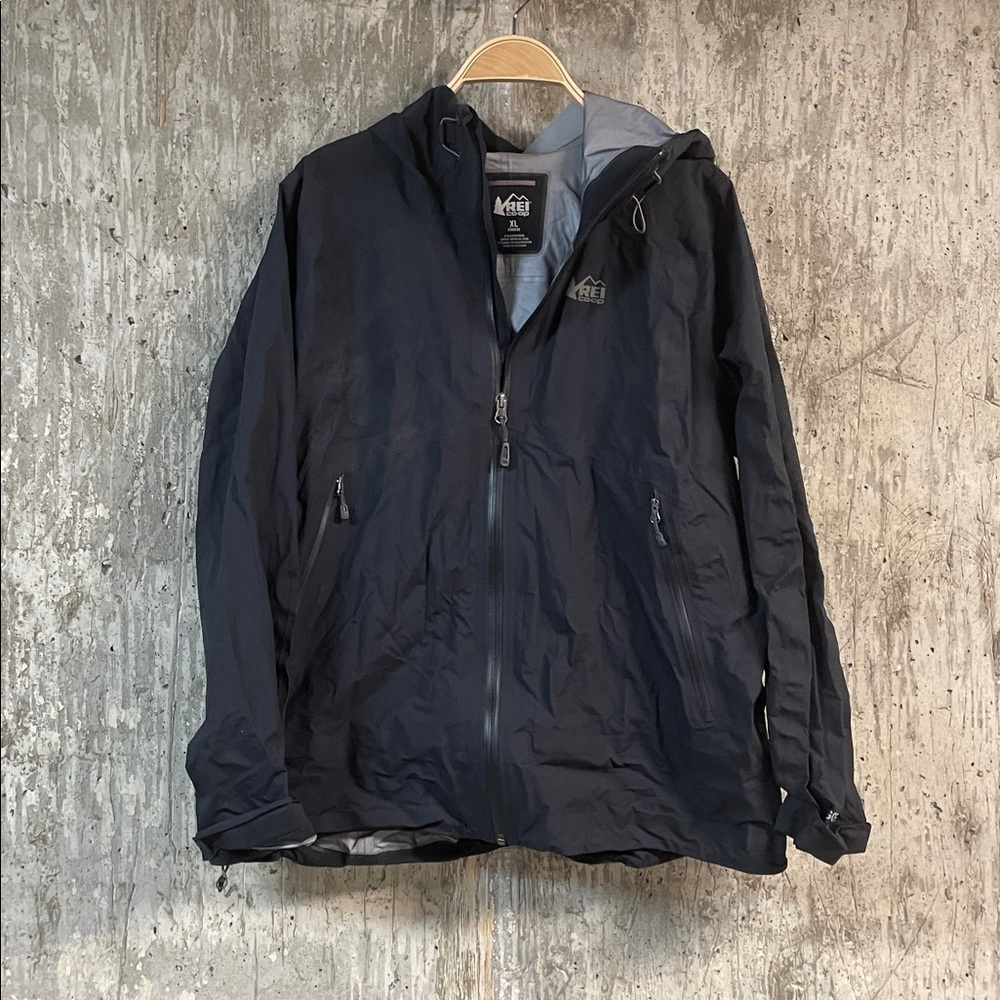 REI Women's Co-op XeroDry GTX Jacket Size XL in Black - Picture 2 of 8